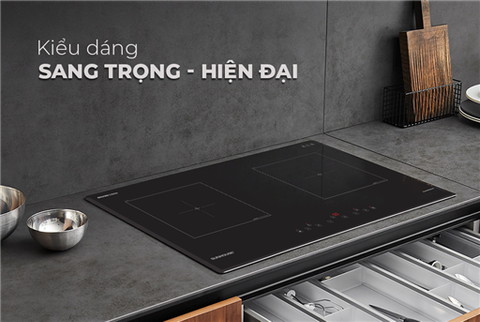 Bếp đôi điện từ Sunhouse SHBDI06-HT
