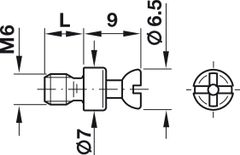 Thân O6LK =KL Hafele 263.21.826 ảnh 2