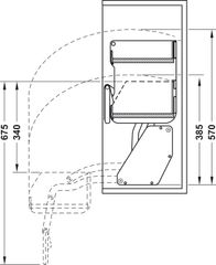 Kệ Nâng Hạ Imove R600mm Hafele 504.68.923 ảnh 6