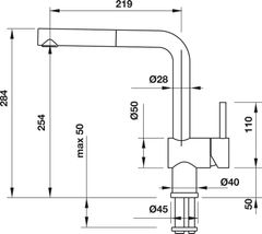Vòi Rửa BlancoLinus-S Hafele 565.68.650 ảnh 2