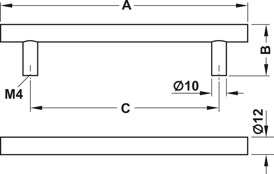 Tay Nắm Tủ Inox 200mm Hafele 155.01.402 - Tay nắm tủ inox 200mm Hafele 155.01.402 có gì đáng chú ý?