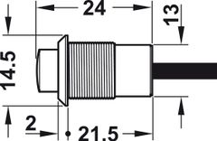 Công Tắc Nhấn Đèn Led Hafele 833.89.044 ảnh 2