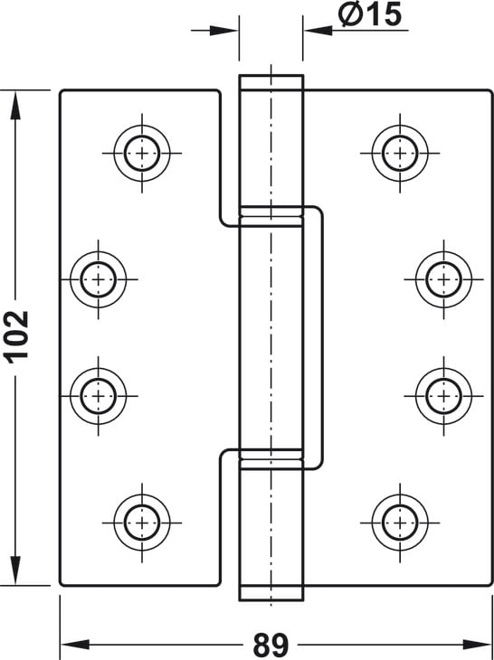 Bản lề chịu lực, 102 MM, SS316 Hafele 926.94.703 - Bản lề chịu lực, 102 MM, SS316 Häfele 926.94.703 được làm từ gì?