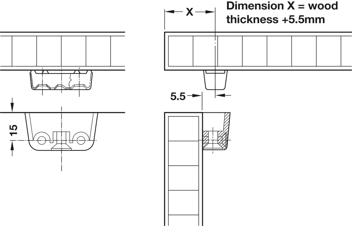 Liên kết RTA nâu 37x20x13mm Hafele 262.61.100 - Cấu tạo và vật liệu của liên kết RTA nâu 37x20x13mm Hafele 262.61.100 Liên kết RTA nâu 37x20x13mm Hafele 262.61.100 - Cấu tạo và vật liệu của liên kết RTA nâu 37x20x13mm Hafele 262.61.100