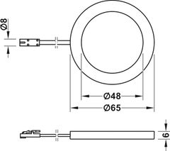 Đèn Led Chiếu 3035 Lắp Nổi 24V Hafele 833.77.191 ảnh 3