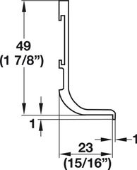 Tay Nắm Tủ Dạng Thanh Ngang Hafele 126.37.900 ảnh 4