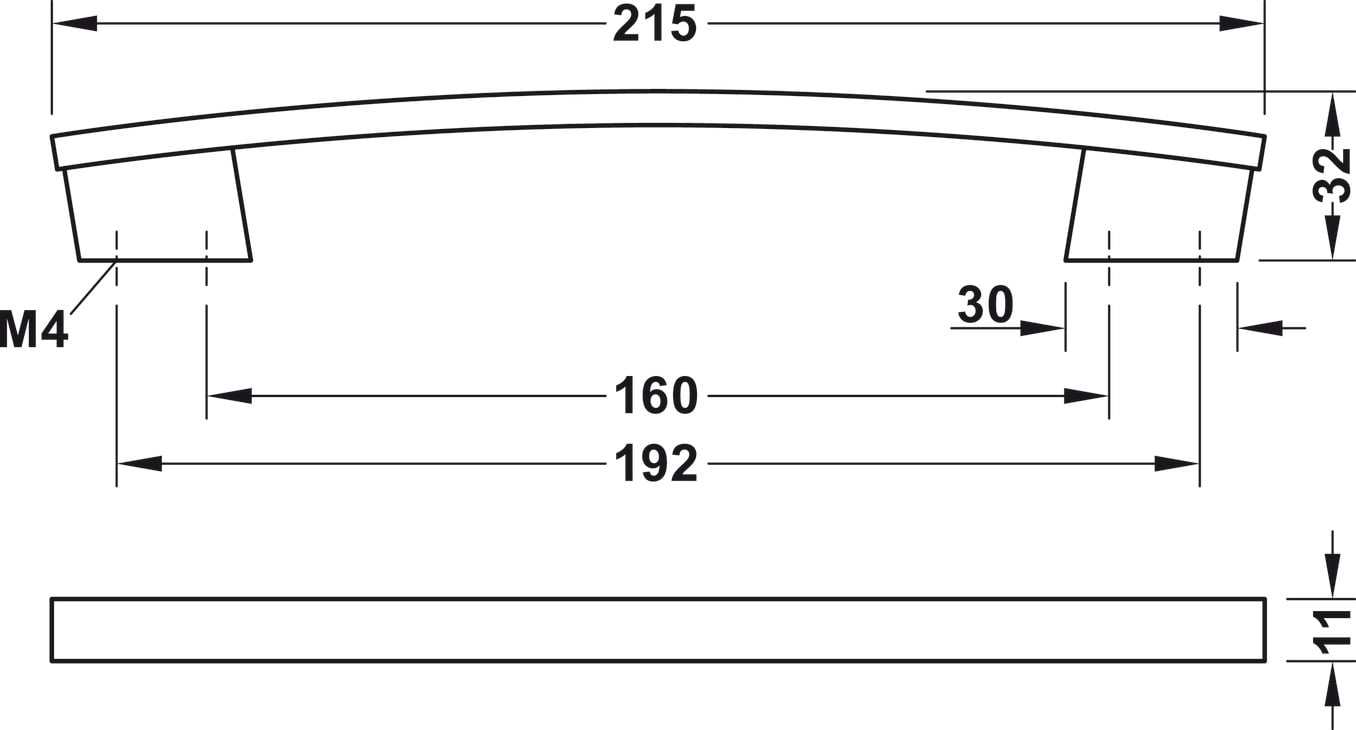 Tay Nắm Tủ 214mm H1345 Hafele 110.34.227 - Màu hoàn thiện và cách phối mã 110.34.227 với cánh tủ Tay Nắm Tủ 214mm H1345 Hafele 110.34.227 - Màu hoàn thiện và cách phối mã 110.34.227 với cánh tủ