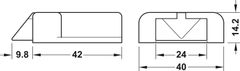 Công Tắc Cửa Đèn Led Hệ Modular Hafele 833.89.143 ảnh 2