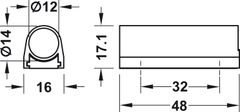 Đế Dành Cho Công Tắc Lắp Nổi Hafele 833.89.092 ảnh 3