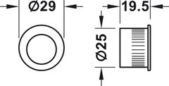 Bộ Thân Khóa Cho Cửa Trượt Hafele 911.26.524 ảnh 6
