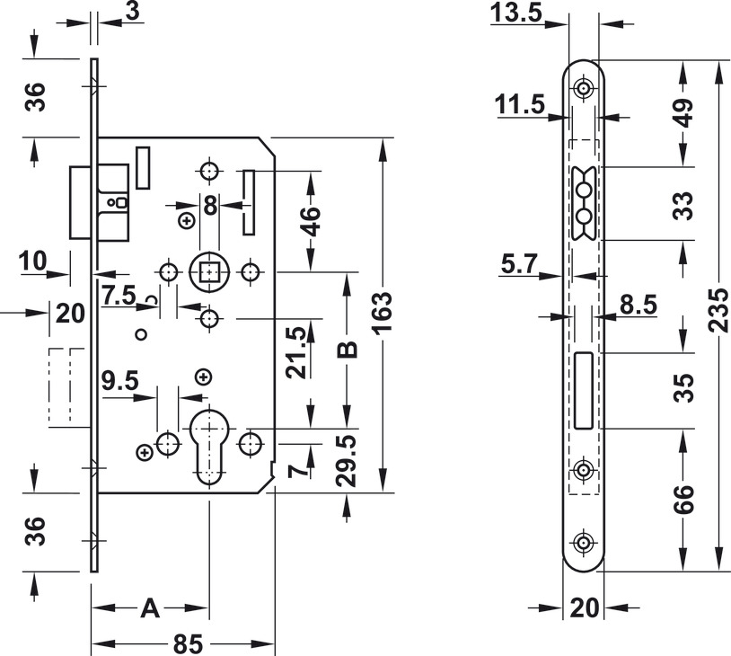 Thân khóa NAM châm 20/55 MM Hafele 911.07.036 - Thân khóa nam châm Hafele 911.07.036 hoạt động thế nào? Thân khóa NAM châm 20/55 MM Hafele 911.07.036 - Thân khóa nam châm Hafele 911.07.036 hoạt động thế nào?