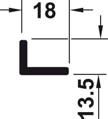 Ray Trượt Dưới Dài 3000mm Hafele 409.60.903