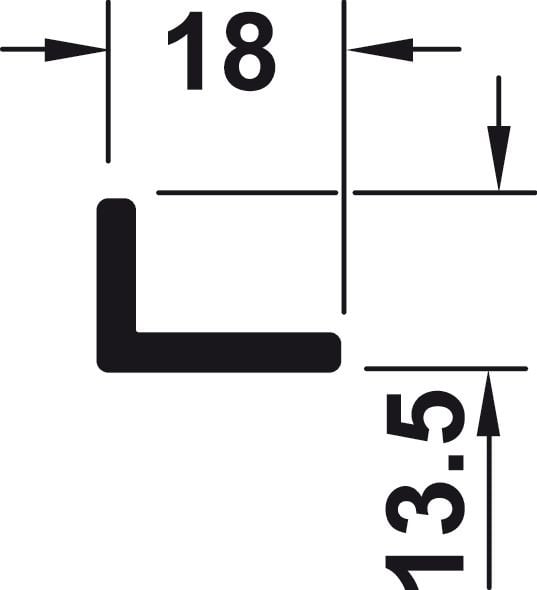 Ray Trượt Dưới Dài 2000mm Hafele 409.60.902