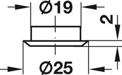 Khuyên khóa Hafele 219.19.677 ảnh 2