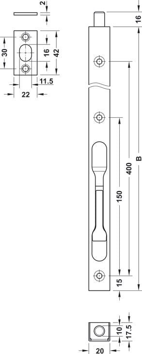 Chốt Cửa Âm 300mm Hafele 911.62.183 - Chốt cửa âm 300mm Häfele 911.62.183 là gì và dùng để làm gì? Chốt Cửa Âm 300mm Hafele 911.62.183 - Chốt cửa âm 300mm Häfele 911.62.183 là gì và dùng để làm gì?
