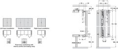 Fol.concepta 25 rh 1420/1851-2600mm Hafele 408.31.011 ảnh 3