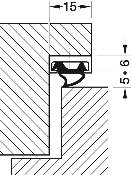 RON cửa Hafele 950.07.424 - Lắp RON cửa Häfele 950.07.424 đúng kỹ thuật RON cửa Hafele 950.07.424 - Lắp RON cửa Häfele 950.07.424 đúng kỹ thuật