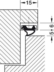 RON cửa Hafele 950.07.424 ảnh 3