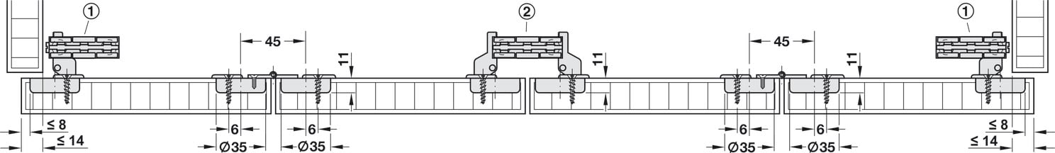 Bản lề nối cánh cửa xếp Hafele 409.63.710 - Mua bản lề nối cánh cửa xếp Hafele 409.63.710 chính hãng ở đâu? Bản lề nối cánh cửa xếp Hafele 409.63.710 - Mua bản lề nối cánh cửa xếp Hafele 409.63.710 chính hãng ở đâu?
