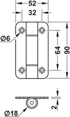 Bản Lề Nhà Vệ Sinh Công Cộng Hafele 988.98.091 ảnh 2