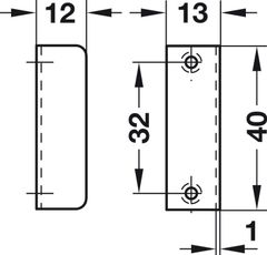 Bas khóa =KL Hafele 239.41.013 ảnh 2