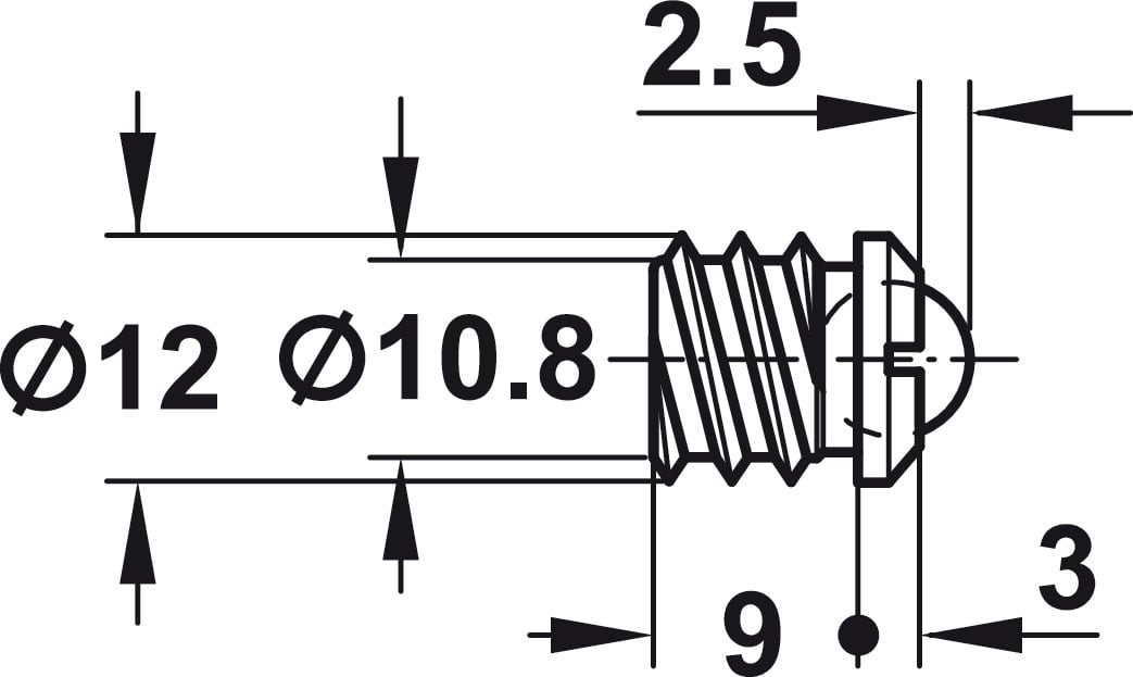 Chận cửa có BI sắt 12mm Hafele 241.86.114 - Tổng quan về chận cửa có BI sắt 12mm Hafele 241.86.114 Chận cửa có BI sắt 12mm Hafele 241.86.114 - Tổng quan về chận cửa có BI sắt 12mm Hafele 241.86.114