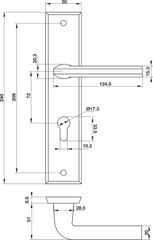 Tay Nắm Gạt Đế Dài C/C 72mm Hafele 903.98.465 ảnh 2