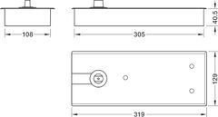 Bản Lề Sàn EN4 Tải Trọng 120Kg Hafele 932.77.020 ảnh 5