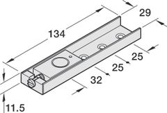 Bản Lề Sàn EN2 80Kg Hafele 932.77.000 ảnh 6