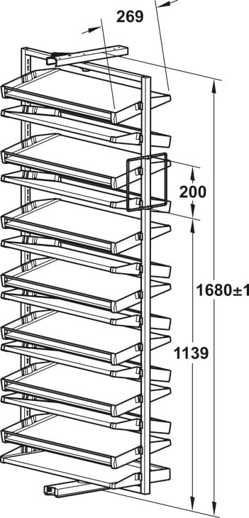 Kệ Để Giày Cao 1680mm Hafele 806.22.701 - Những điều cần kiểm tra trước khi mua phụ kiện lưu trữ Kệ Để Giày Cao 1680mm Hafele 806.22.701 - Những điều cần kiểm tra trước khi mua phụ kiện lưu trữ