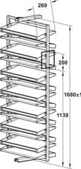 Kệ Để Giày Cao 1680mm Hafele 806.22.701 ảnh 4