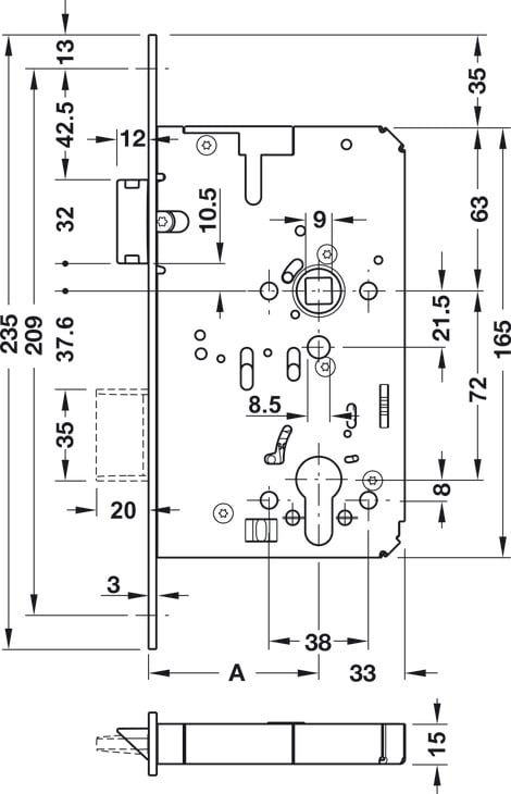 Thân khóa thoát hiểm SDL, E, B 2326, BKS Hafele 911.52.716 - Thân khóa thoát hiểm Hafele 911.52.716 là gì? Thân khóa thoát hiểm SDL, E, B 2326, BKS Hafele 911.52.716 - Thân khóa thoát hiểm Hafele 911.52.716 là gì?