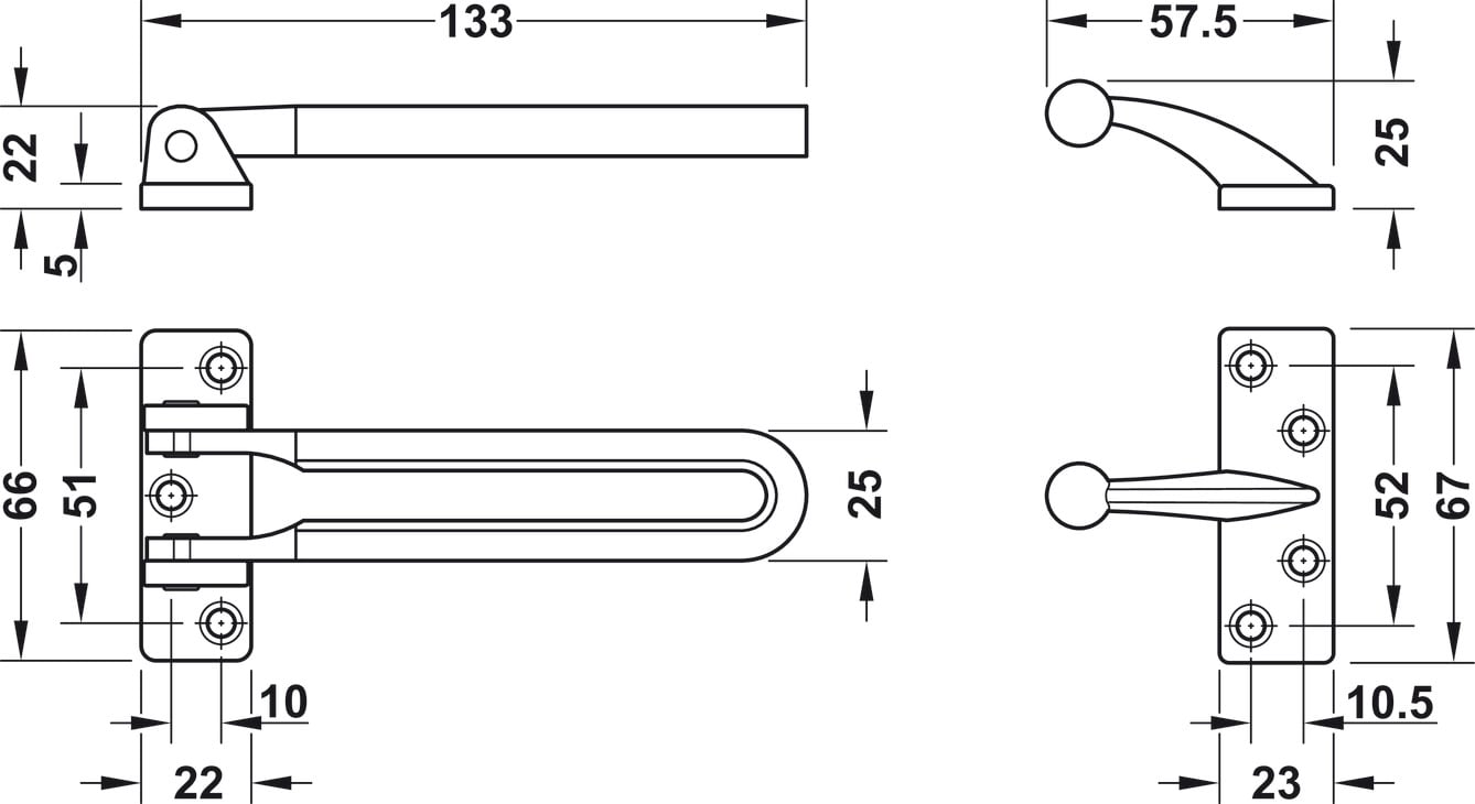 Chốt An Toàn Dạng Gài Hafele 911.59.046 - Vai trò của thân khóa trong một bộ khóa cửa Chốt An Toàn Dạng Gài Hafele 911.59.046 - Vai trò của thân khóa trong một bộ khóa cửa