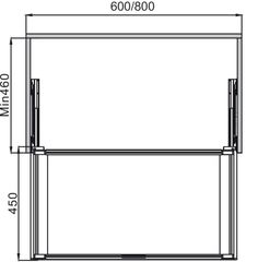 Rổ Kéo Bằng Kính 800mm Hafele 807.95.173 ảnh 2