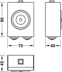 NAM châm giữ cửa 50kg Hafele 912.05.262 ảnh 2