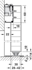 Phụ Kiện Cửa Trượt Slido Design 80-M Hafele 940.59.009 ảnh 6