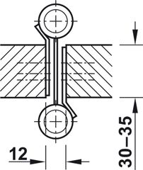 Bản Lề Bật 2 Chiều 5'' Hafele 927.97.060 ảnh 2