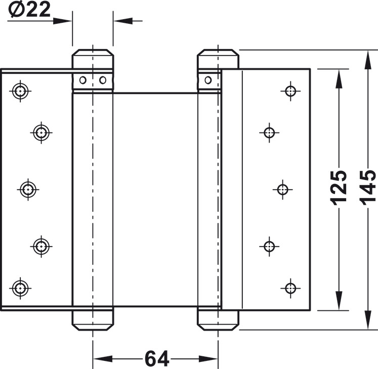 Bản Lề Bật 2 Chiều 5'' Hafele 927.97.060 - Chất liệu quyết định độ bền của bản lề Bản Lề Bật 2 Chiều 5'' Hafele 927.97.060 - Chất liệu quyết định độ bền của bản lề