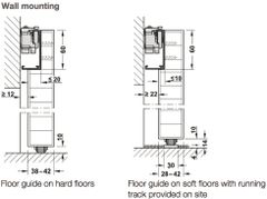 Phụ Kiện Cửa Trượt Slido Design 80-M Hafele 940.59.009 ảnh 4