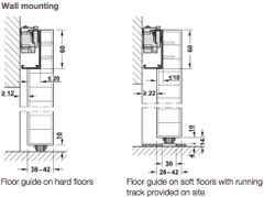 Phụ Kiện Cửa Trượt Slido Design 80-M Hafele 940.59.008 ảnh 5