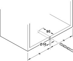 Bộ phụ kiện Free Space 1.8 E PTO (trắng) Hafele 372.27.708 ảnh 3