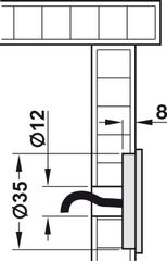 Ăng-ten FAN 200 D=40mm L=3m Hafele 237.59.061 ảnh 4