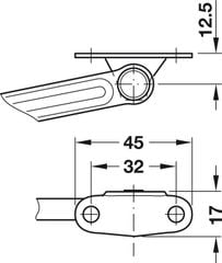 Tay Nâng Flap H1.5 Loại B Trái Hafele 493.05.343 ảnh 5