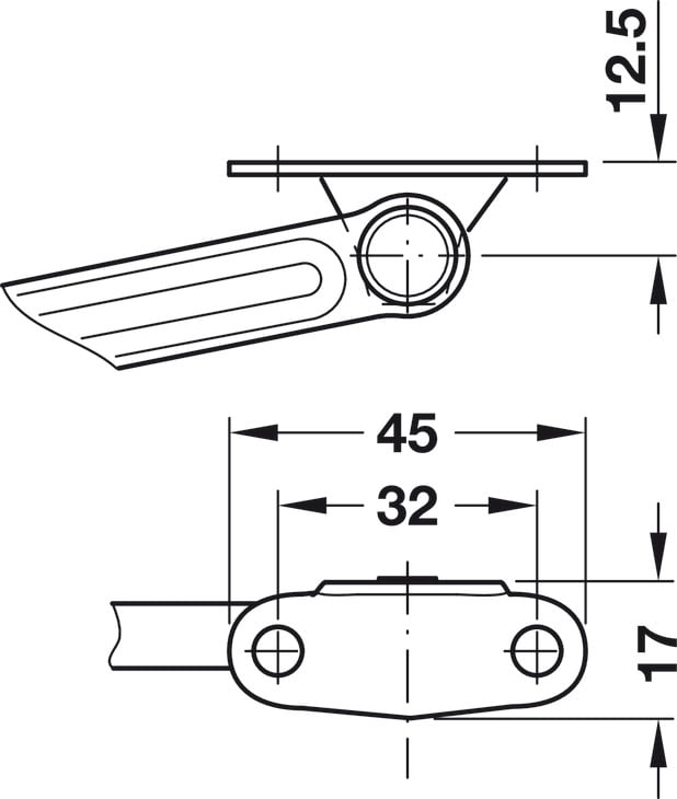 Tay Nâng Flap H1.5 Loại A Trái Hafele 493.05.341 - Ghép 493.05.341 với bản phải nào? Tay Nâng Flap H1.5 Loại A Trái Hafele 493.05.341 - Ghép 493.05.341 với bản phải nào?