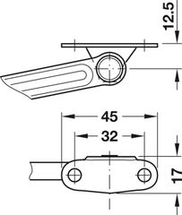 Tay Nâng Flap H1.5 Loại C Trái Hafele 493.05.355 ảnh 5