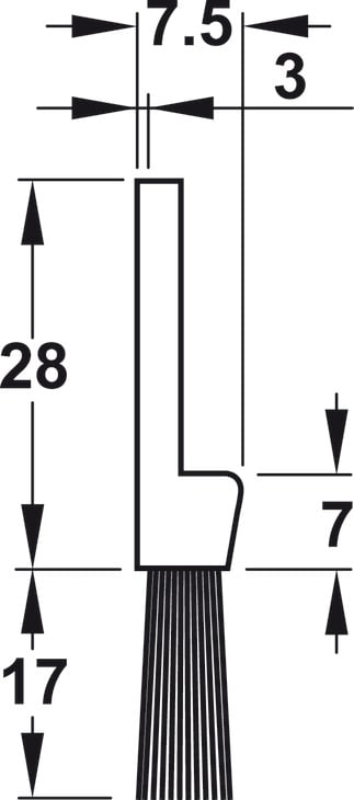 Thanh Chắn Bụi Dạng Chổi 1000mm Hafele 489.97.712 - Thanh chắn bụi dạng chổi hafele 489.97.712 là gì? Thanh Chắn Bụi Dạng Chổi 1000mm Hafele 489.97.712 - Thanh chắn bụi dạng chổi hafele 489.97.712 là gì?