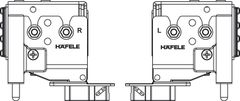 Phụ Kiện Cửa Trượt Tủ Slido Fold 20VF Hafele 401.30.009 ảnh 3