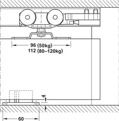 Phụ Kiện Cửa Trượt Slido Classic 120P Hafele 941.02.039 ảnh 6