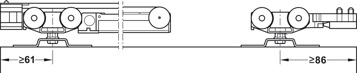 Phụ Kiện Cửa Trượt Slido Classic 120P Hafele 941.02.037 – ảnh 6