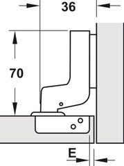 Bản Lề Metalla SM 95° Lọt Lòng Hafele 308.03.005